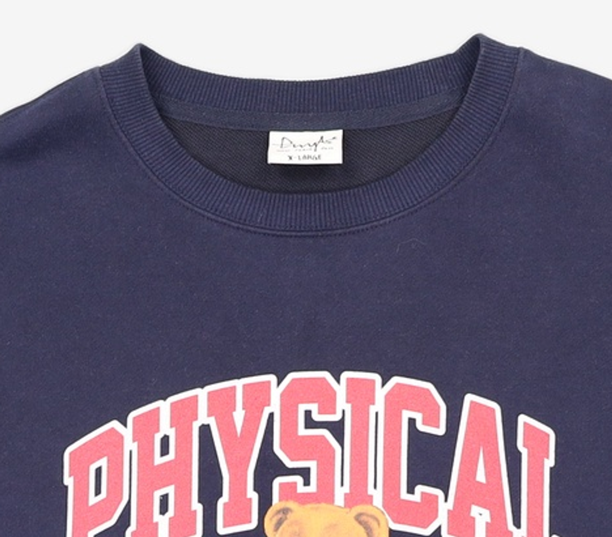 피지컬 디파트먼트(PHYSICAL DEPARTMENT) 웨이트 베어 스웨트셔츠_네이비 XL