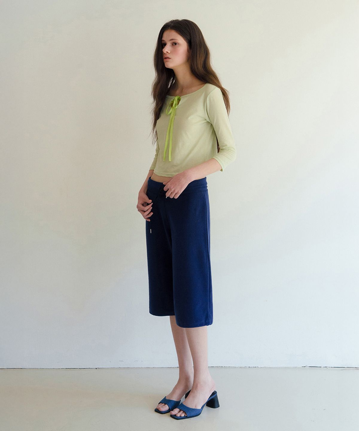 뮈르뮈르(MURMURE) 코메 테리 버뮤다 스트링 조거팬츠_Kome Pants