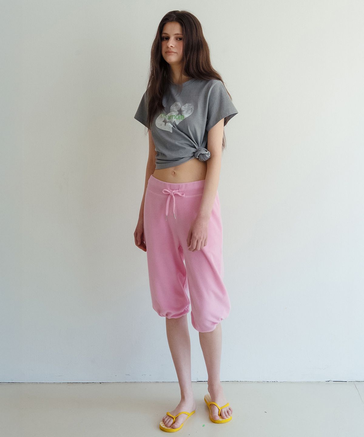 뮈르뮈르(MURMURE) 코메 테리 버뮤다 스트링 조거팬츠_Kome Pants
