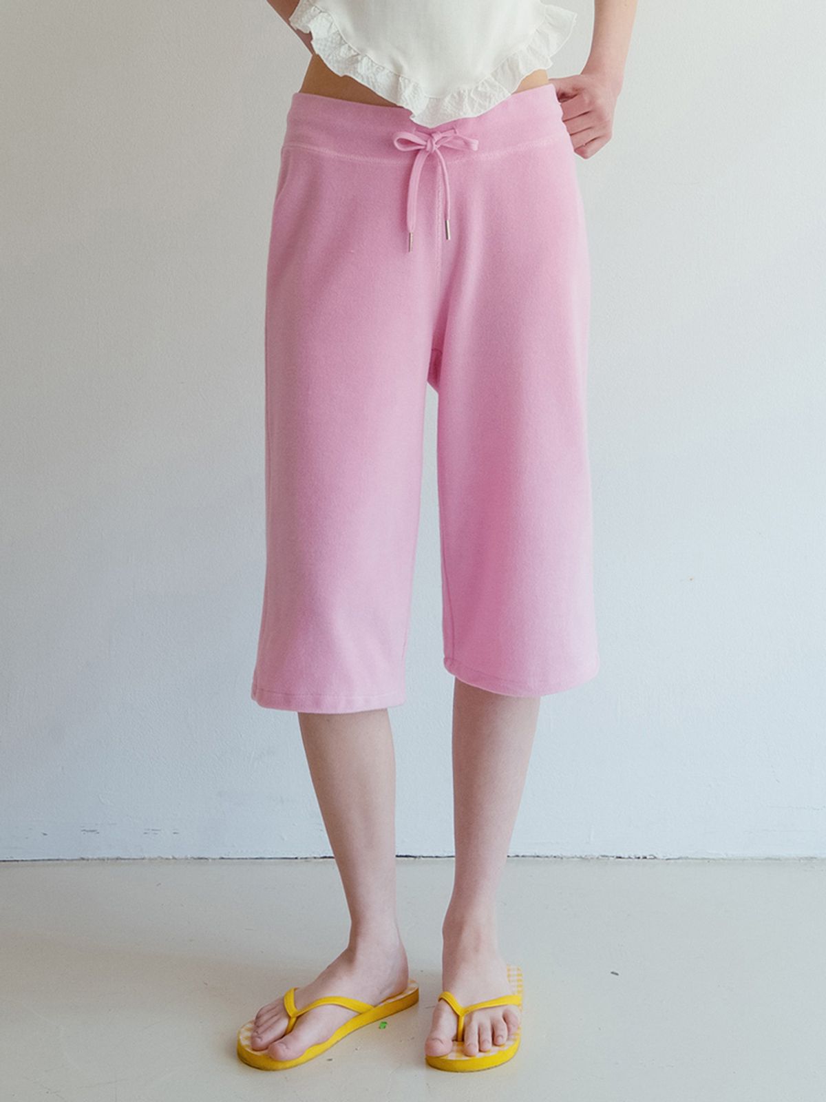 뮈르뮈르(MURMURE) 코메 테리 버뮤다 스트링 조거팬츠_Kome Pants