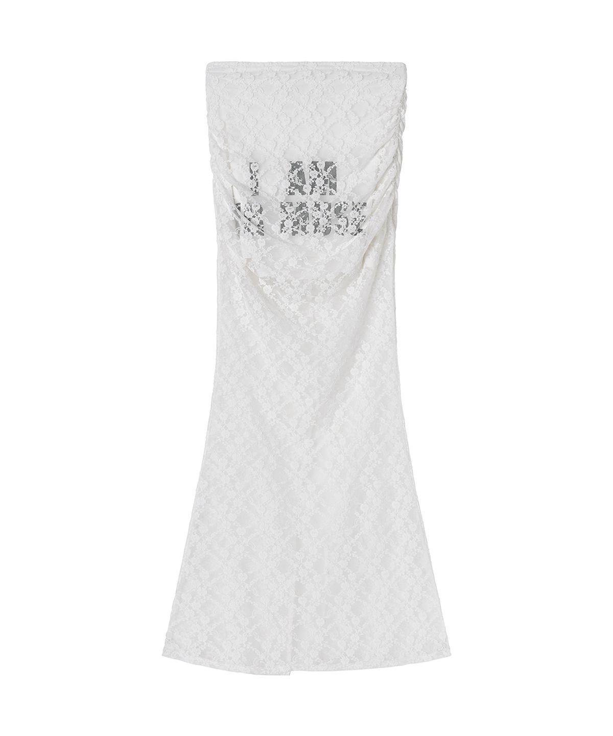 일리오(ILLIO) White Lace mermaid long skirt