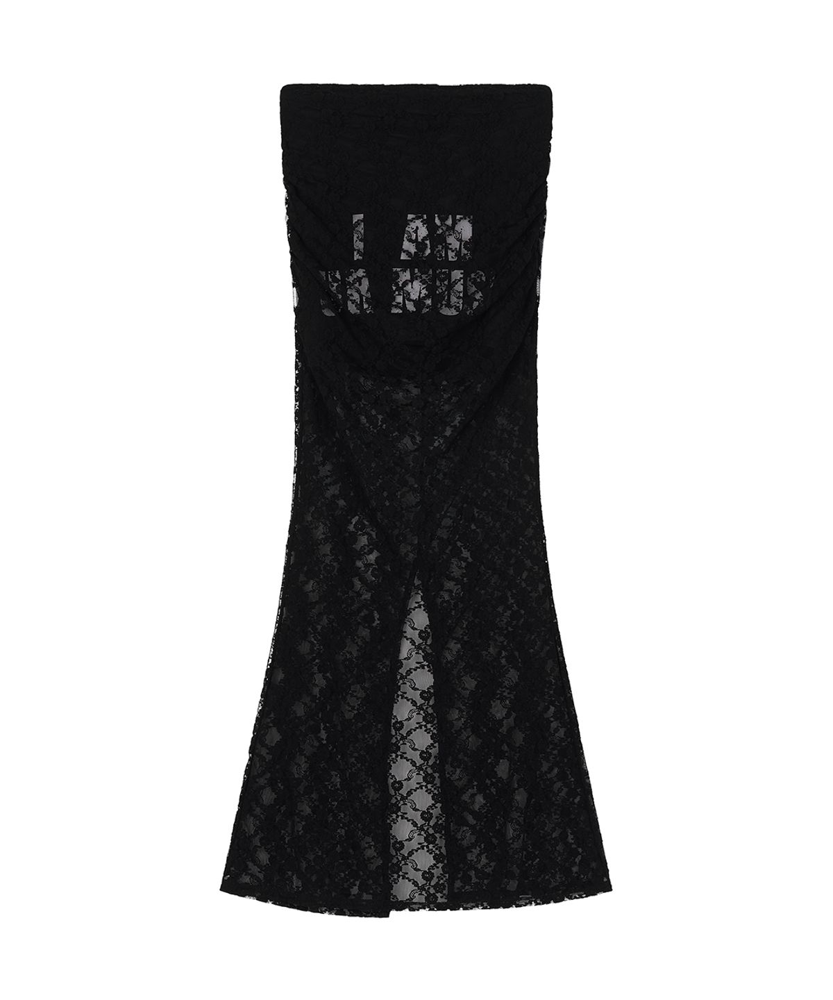 일리오(ILLIO) Black Lace mermaid long skirt