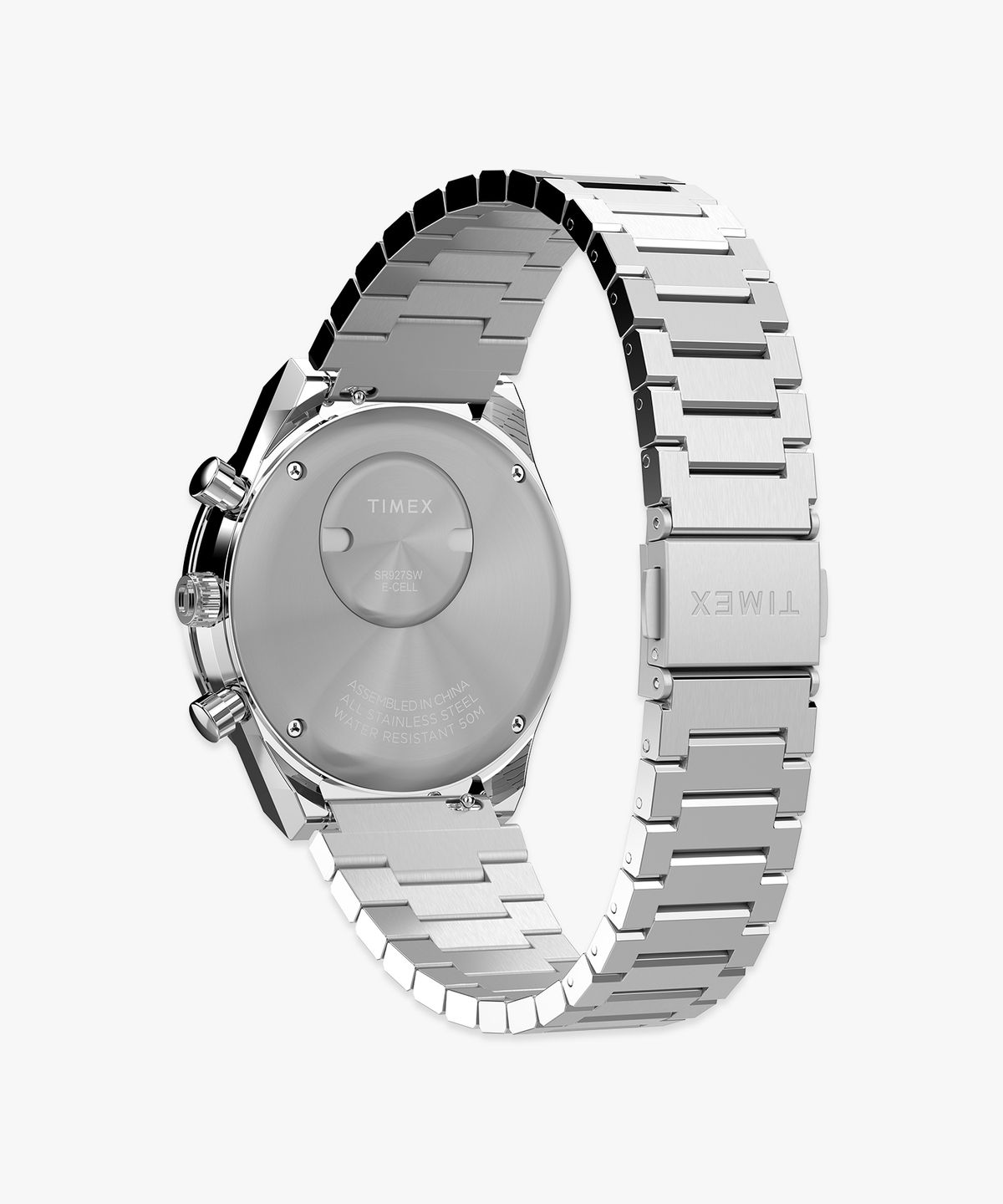 타이맥스(TIMEX) Q TIMEX 크로노그래프 서브다이얼 메탈시계 40mm