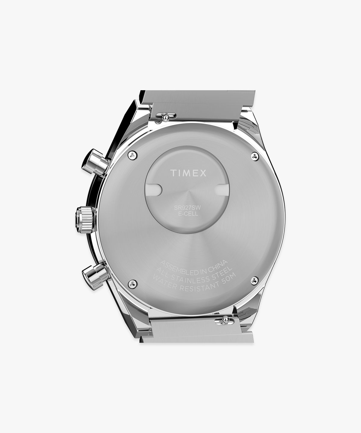 타이맥스(TIMEX) Q TIMEX 크로노그래프 서브다이얼 메탈시계 40mm