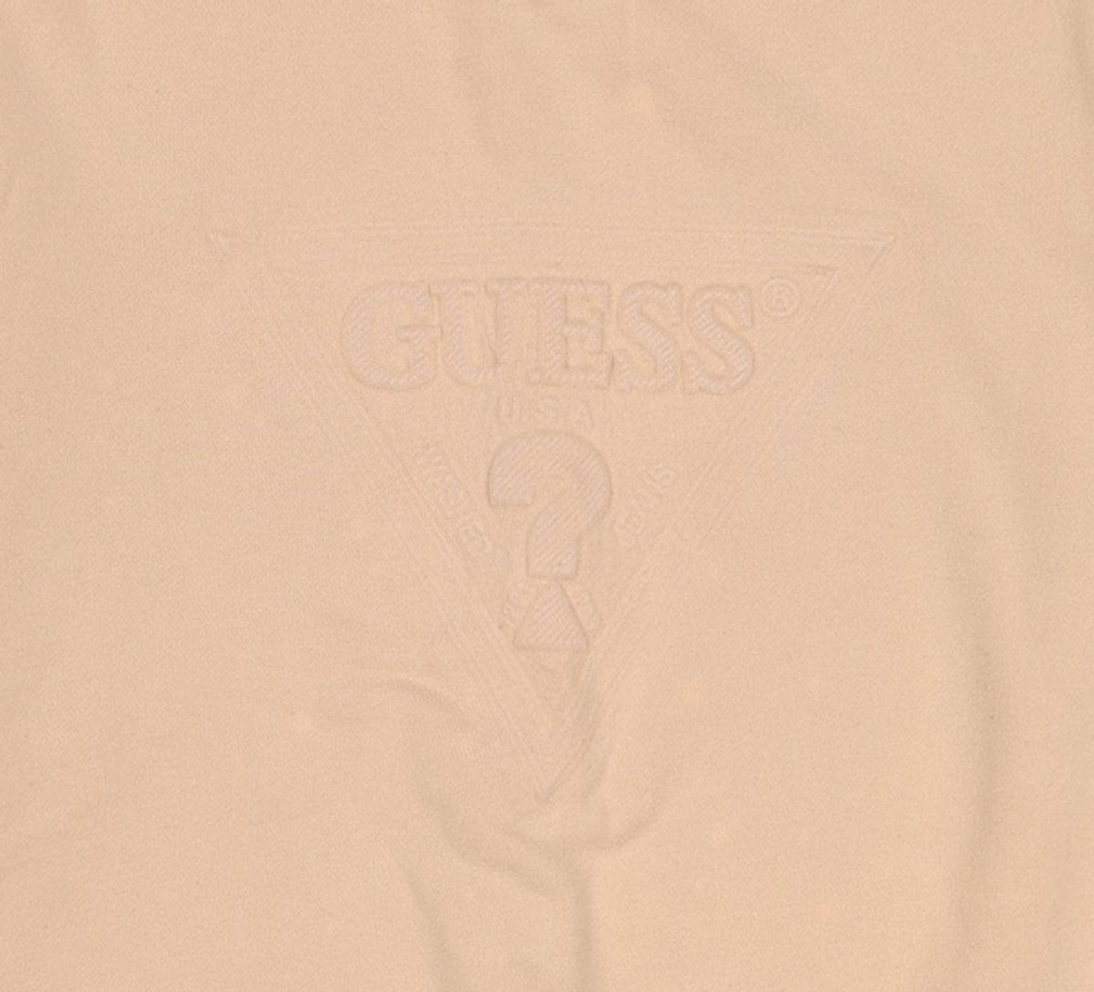 게스(GUESS) 남녀공용 삼각엠보 기모쭈리 맨투맨 M