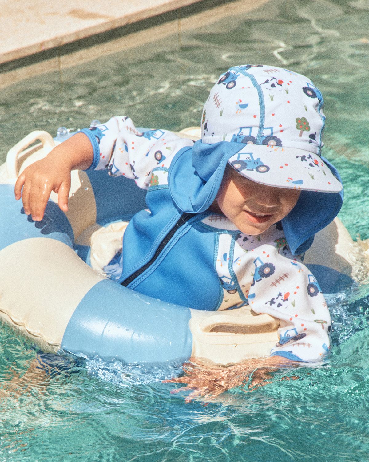 스플래쉬어바웃(SPLASHABOUT) 쇼티 웻슈트 트랙터테일즈