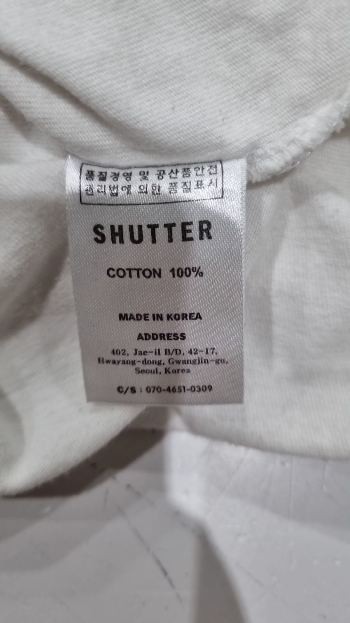 셔터(SHUTTER) 반소매 티셔츠 M