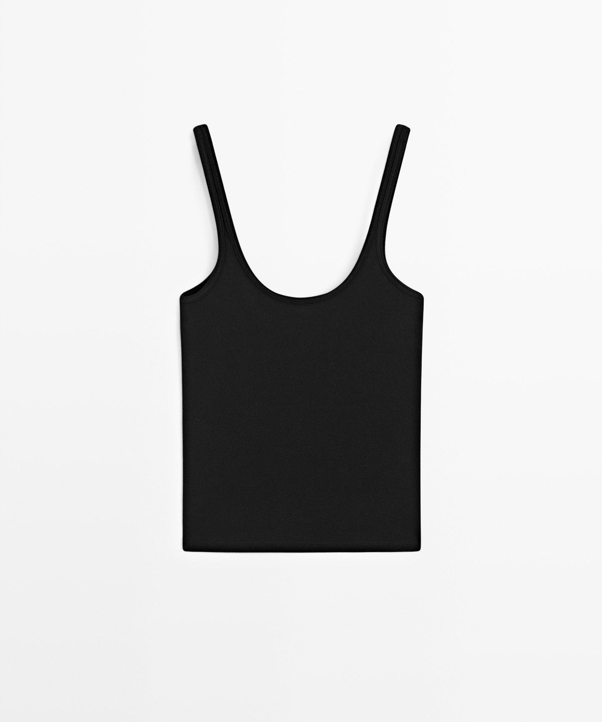 마시모두띠(MASSIMO DUTTI) 코튼 스트래피 탑