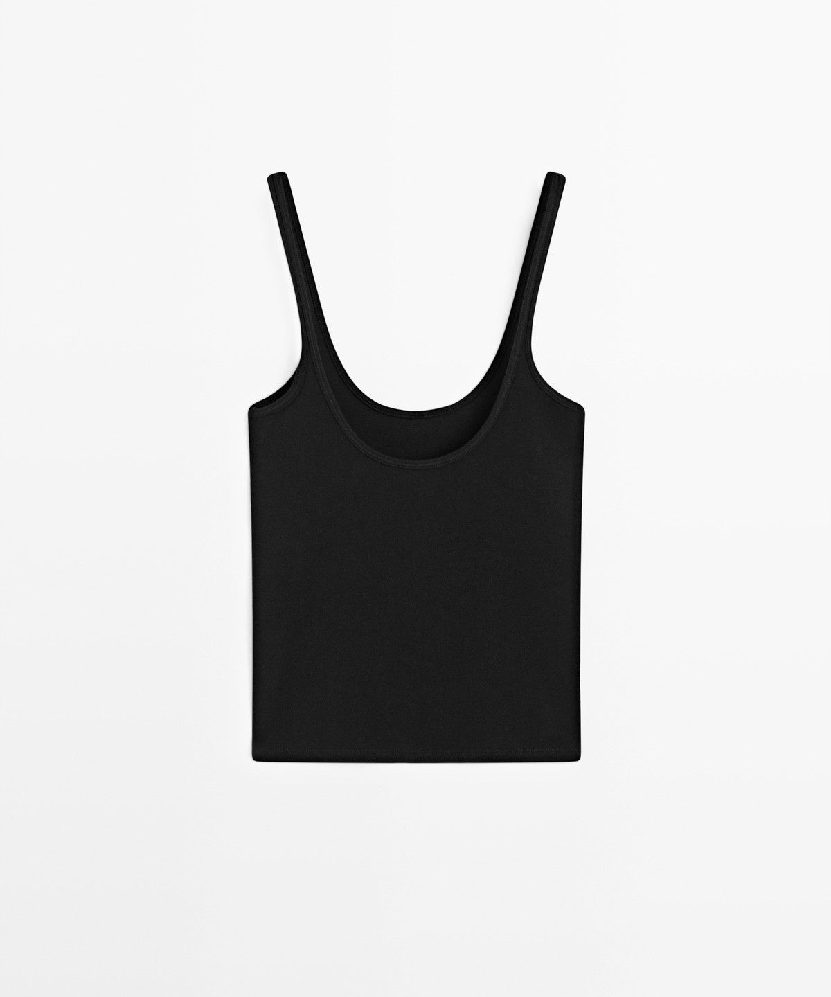 마시모두띠(MASSIMO DUTTI) 코튼 스트래피 탑