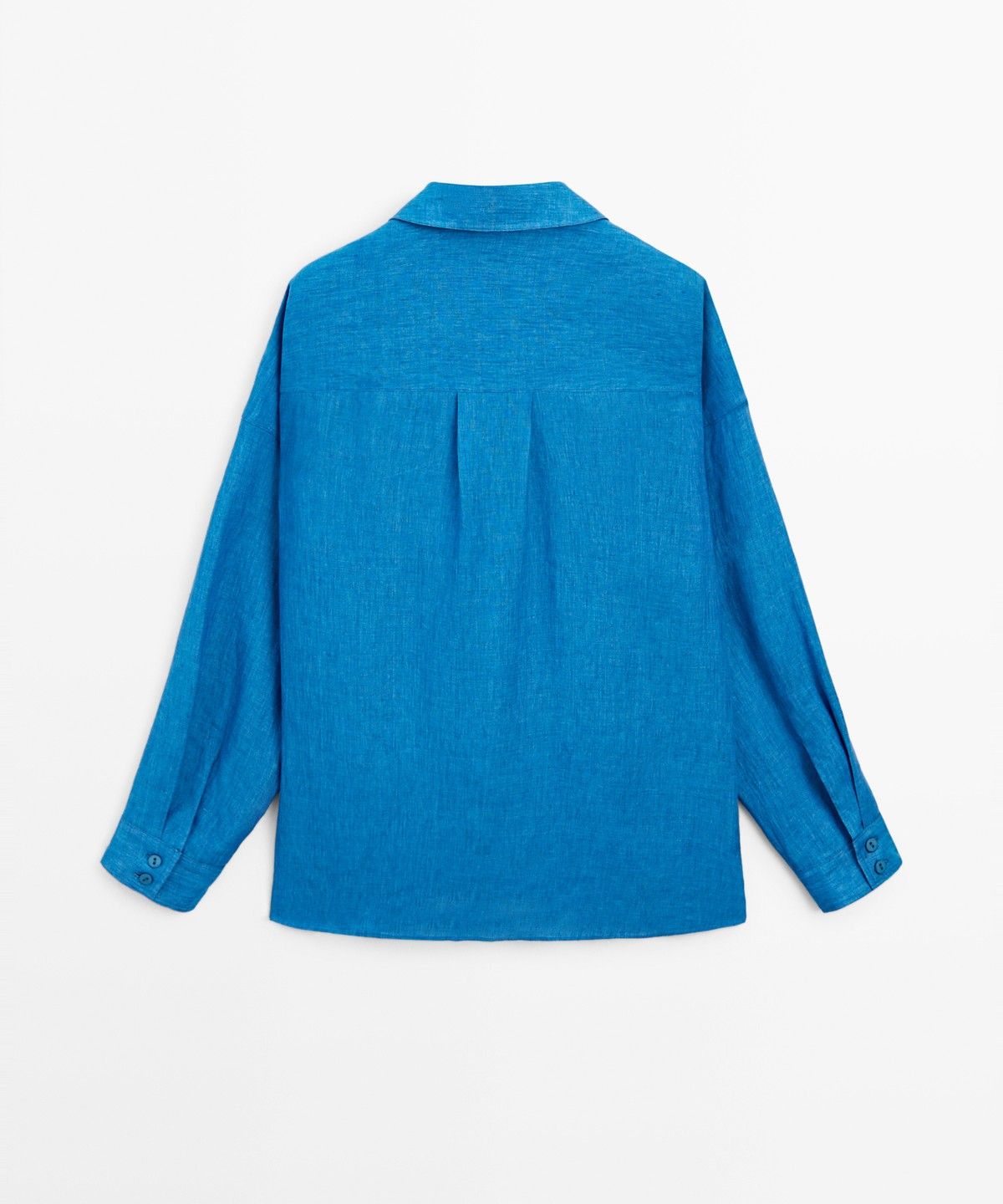마시모두띠(MASSIMO DUTTI) 100% 린넨 플루이드 블라우스