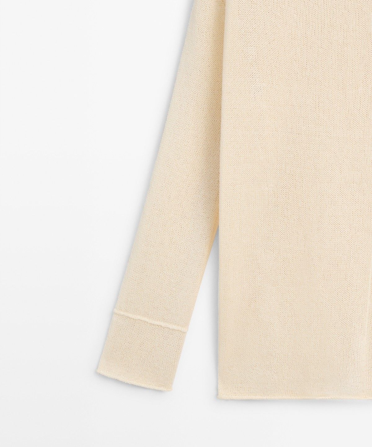 마시모두띠(MASSIMO DUTTI) 코튼 오픈 니트 스웨터