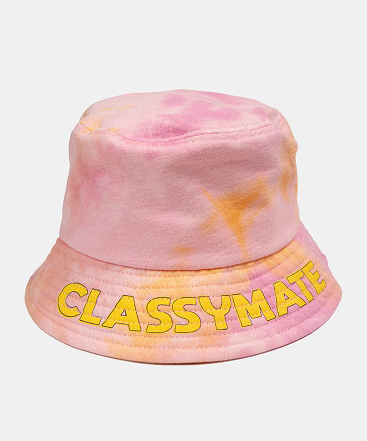 클래씨메이트(CLASSYMATE) 물나염 버킷 햇 , 핑크-오렌지
