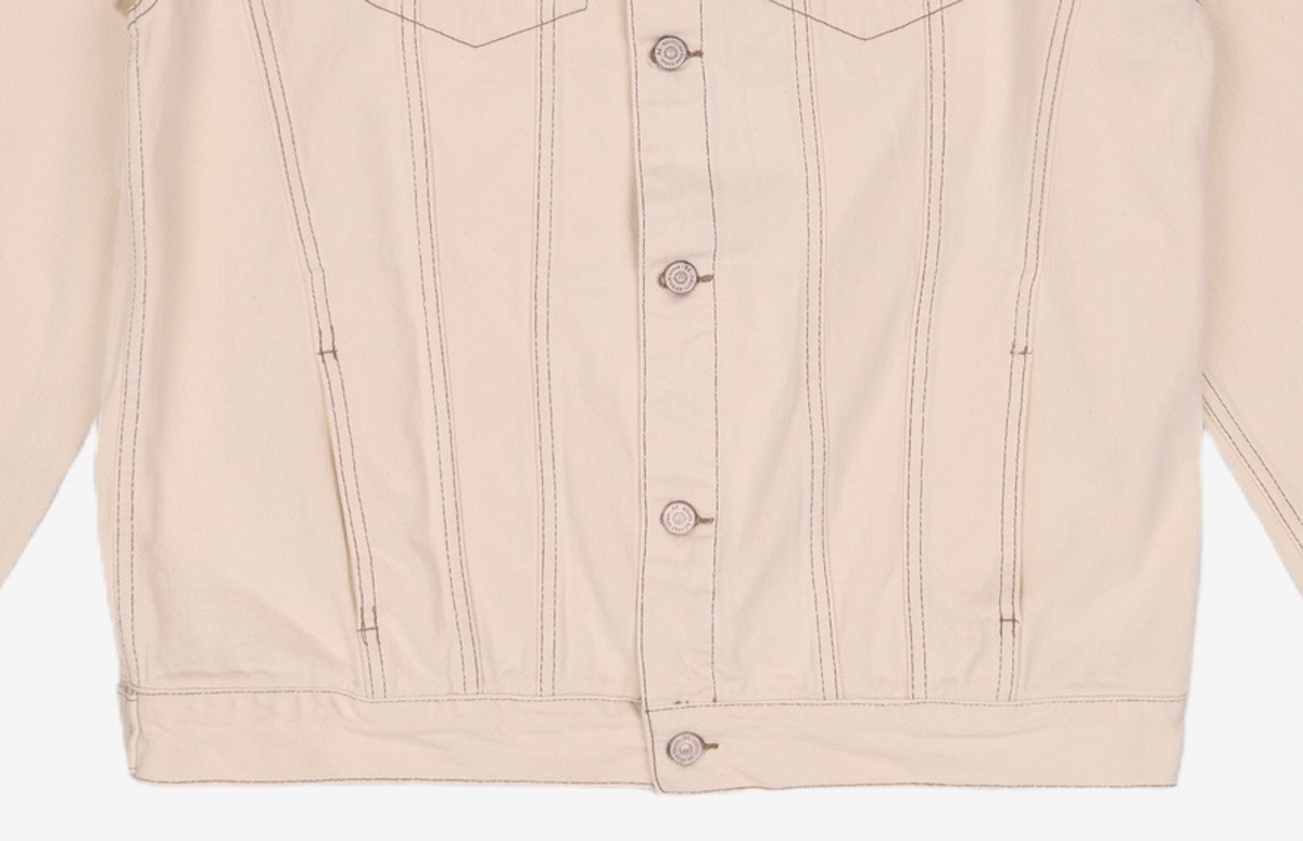 86로드(86ROAD) 2725 washing denim jacket cream