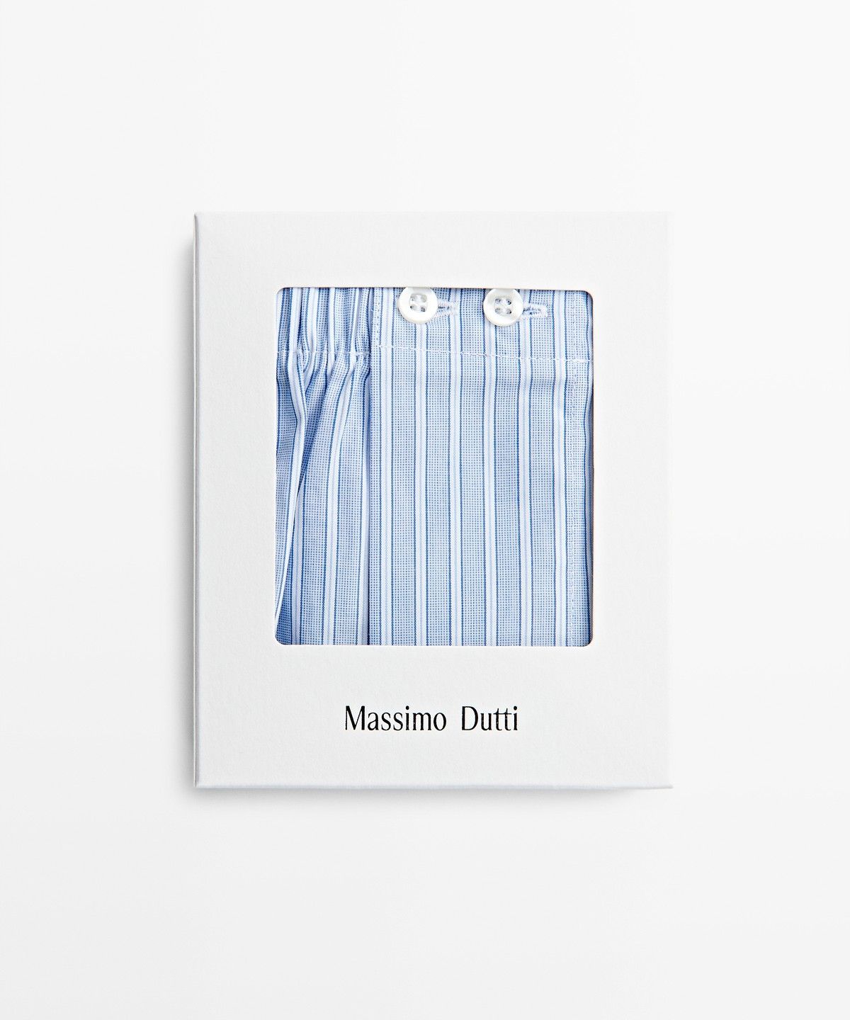 마시모두띠(MASSIMO DUTTI) 100% 코튼 스트라이프 팬티