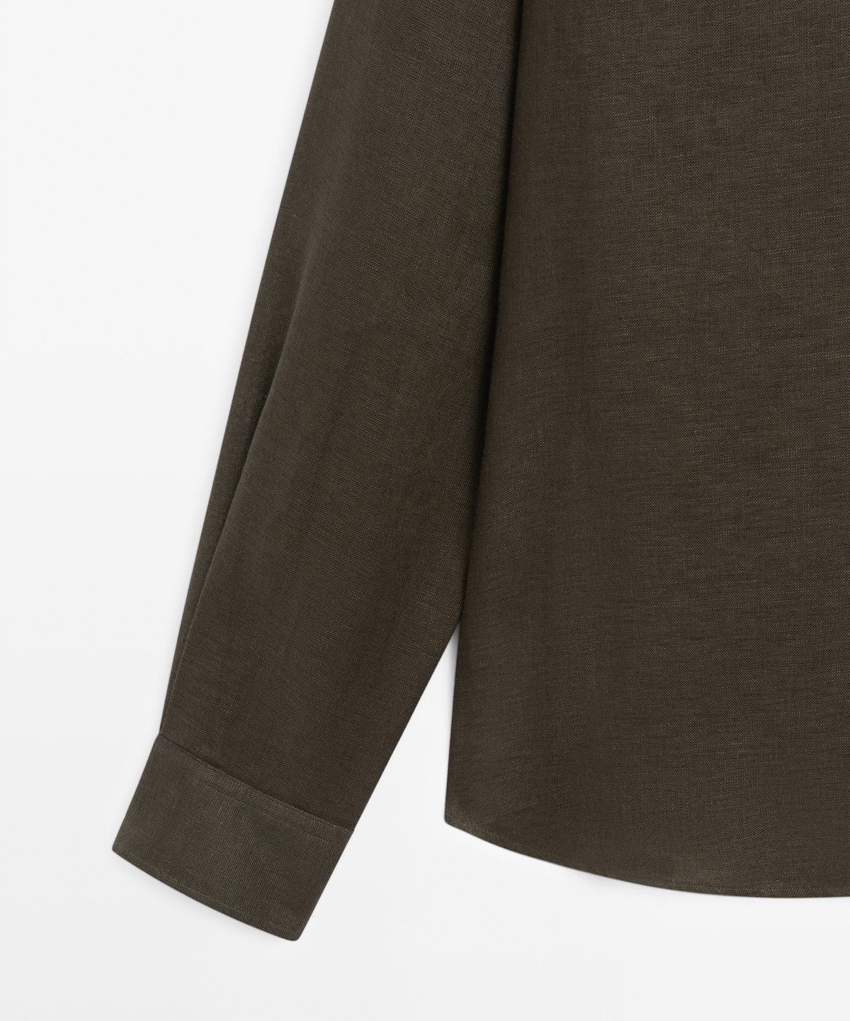 마시모두띠(MASSIMO DUTTI) 100% 린넨 레귤러핏 셔츠