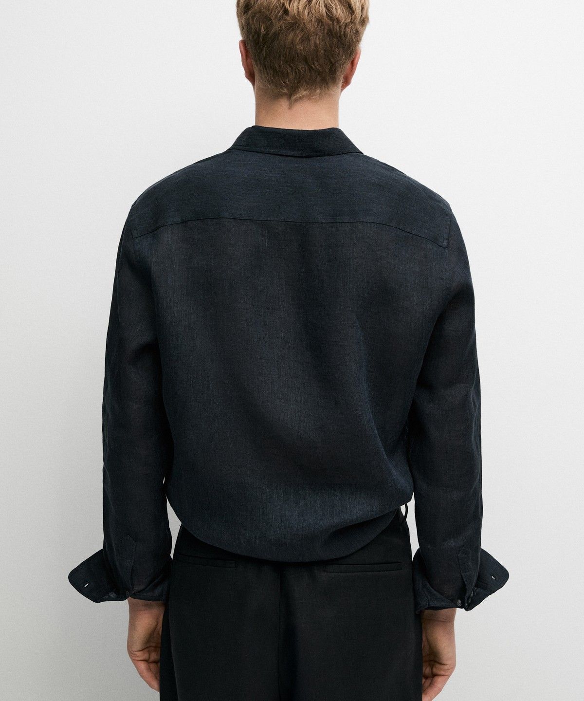 마시모두띠(MASSIMO DUTTI) 100% 린넨 레귤러핏 셔츠