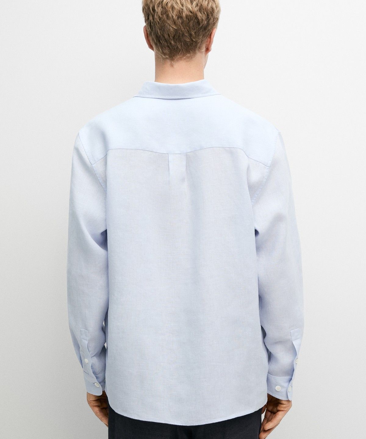 마시모두띠(MASSIMO DUTTI) 100% 린넨 레귤러 핏 셔츠