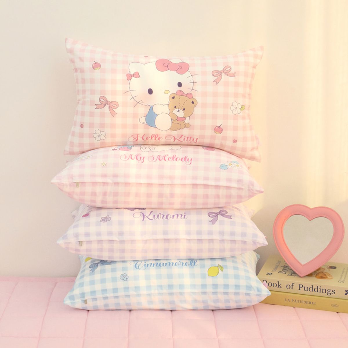 나라홈데코(NARAHOMEDECO) 산리오 쿠로미 마이크로아동베개 티니체크