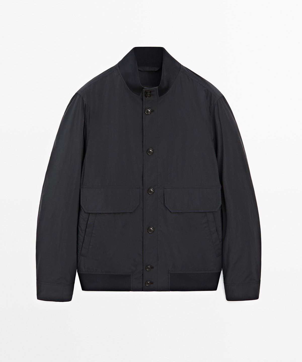 마시모두띠(MASSIMO DUTTI) 포켓 디테일 봄버 자켓