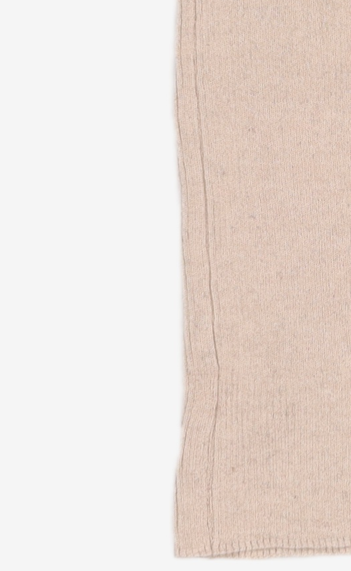 다이애그널(DIAGONAL) ONE OFF SHOULDER HALF KNIT (white)