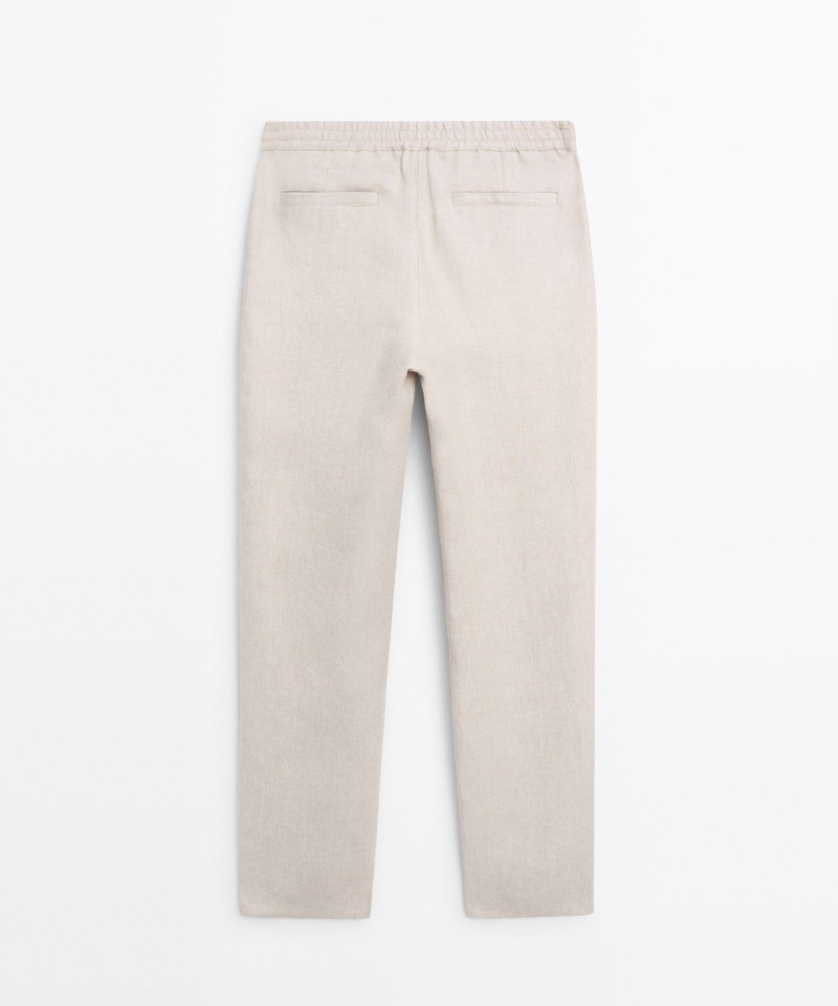 마시모두띠(MASSIMO DUTTI) 100% 린넨 구조 팬츠
