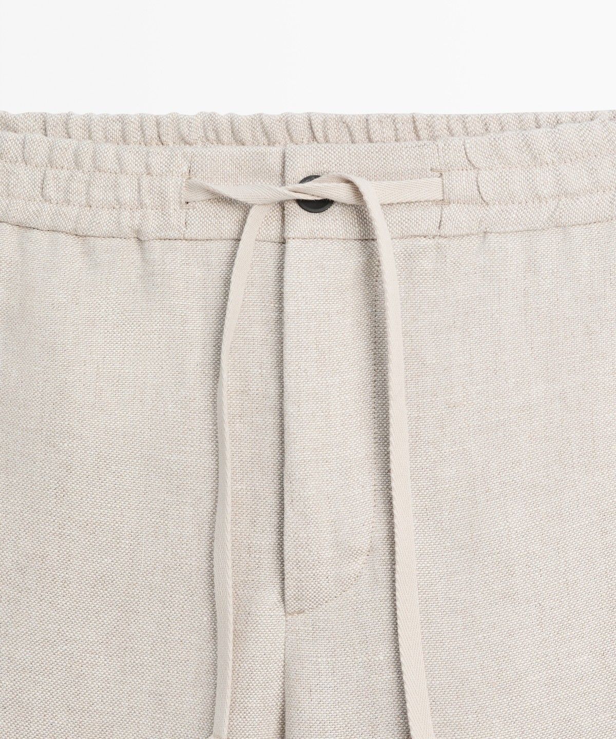 마시모두띠(MASSIMO DUTTI) 100% 린넨 구조 팬츠