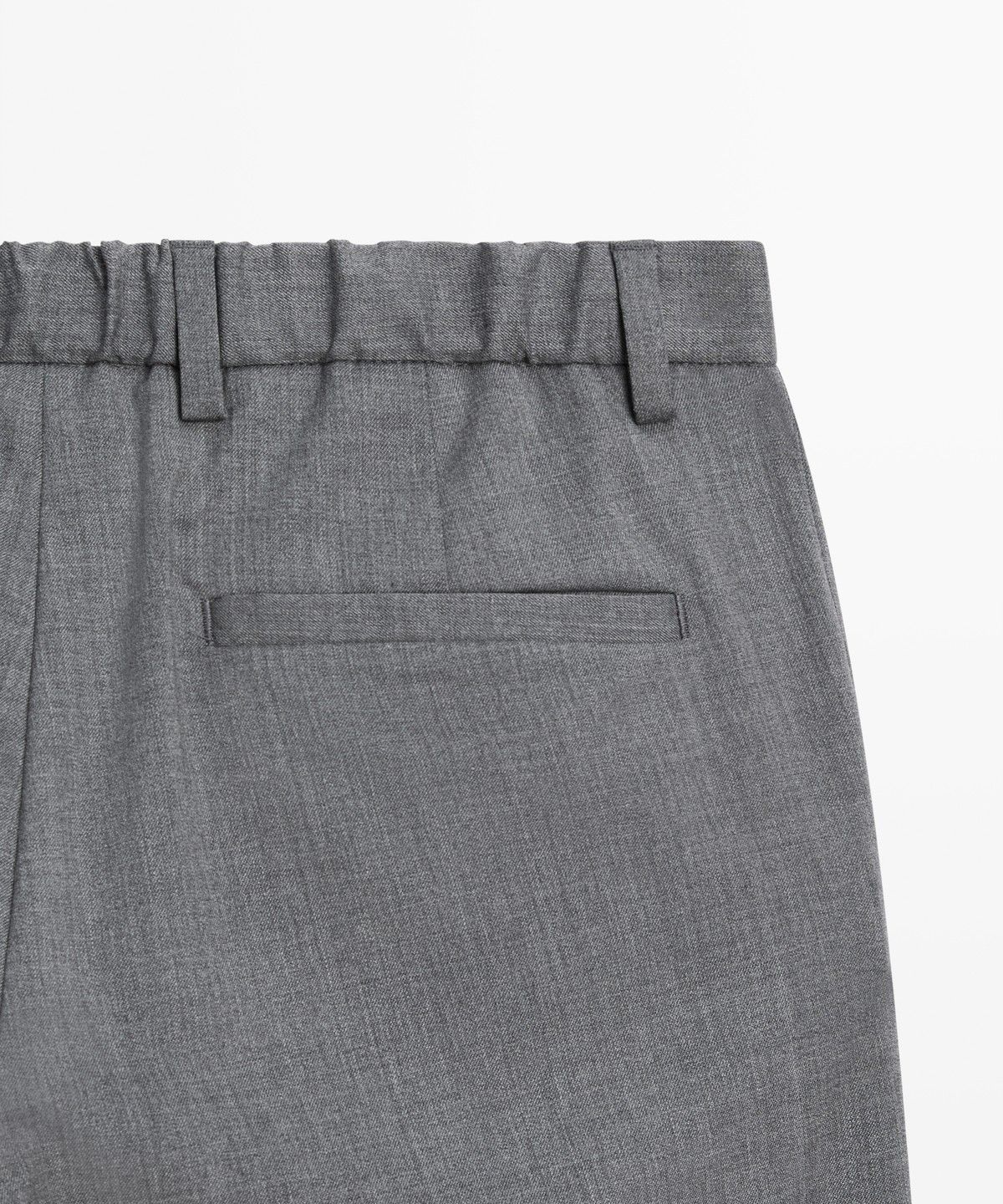 마시모두띠(MASSIMO DUTTI) 쿨 울 블렌드 핀턱 팬츠
