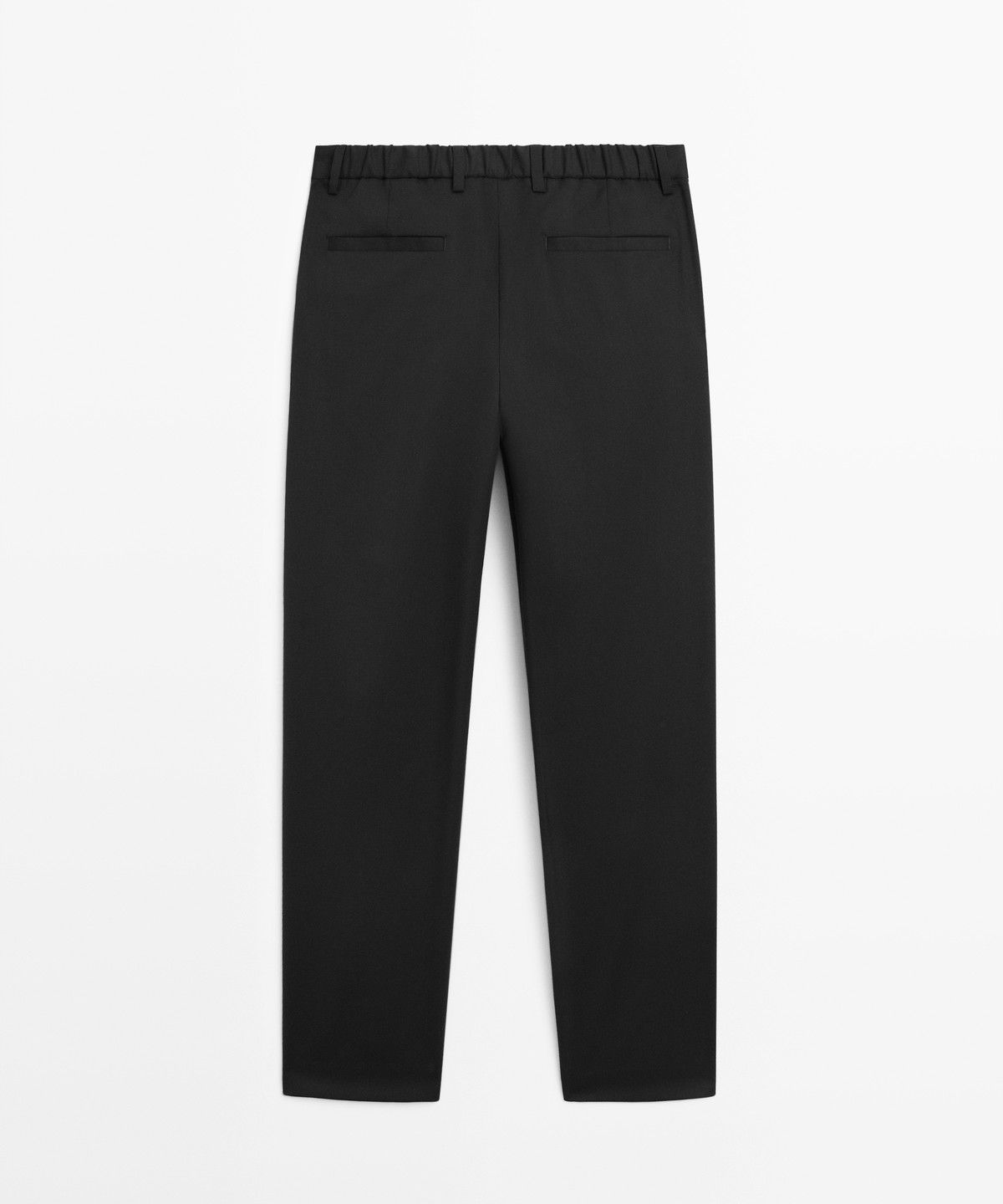 마시모두띠(MASSIMO DUTTI) 쿨 울 블렌드 핀턱 팬츠