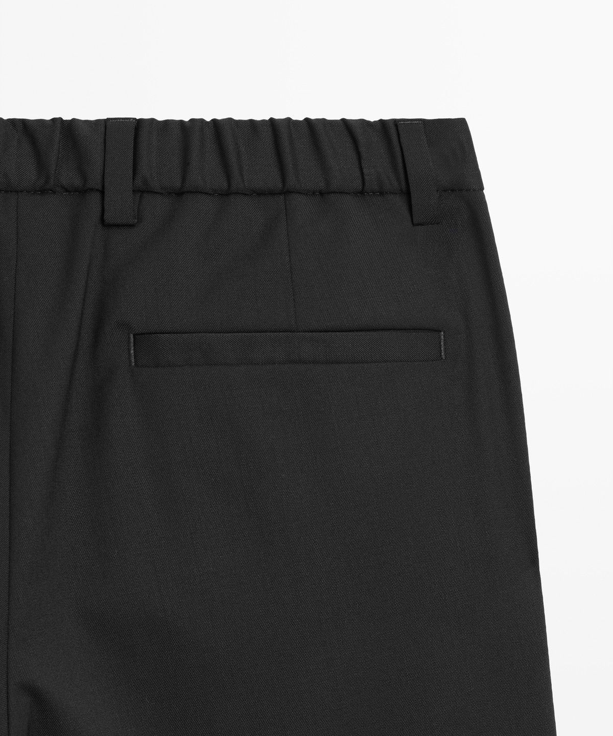 마시모두띠(MASSIMO DUTTI) 쿨 울 블렌드 핀턱 팬츠