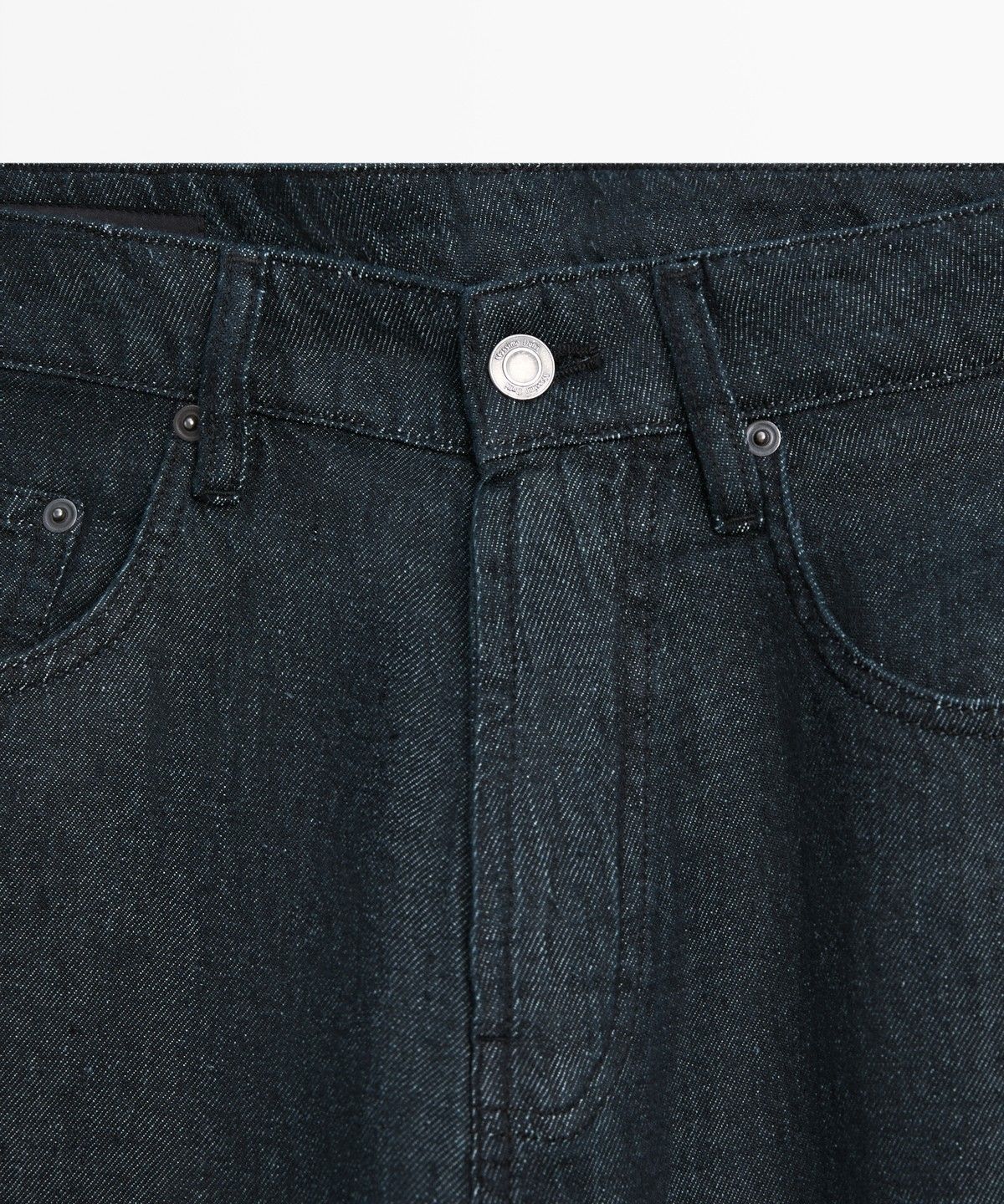 마시모두띠(MASSIMO DUTTI) 스트레이트 핏 린넨 데님 팬츠