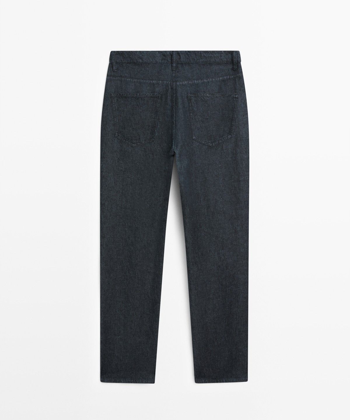 마시모두띠(MASSIMO DUTTI) 스트레이트 핏 린넨 데님 팬츠