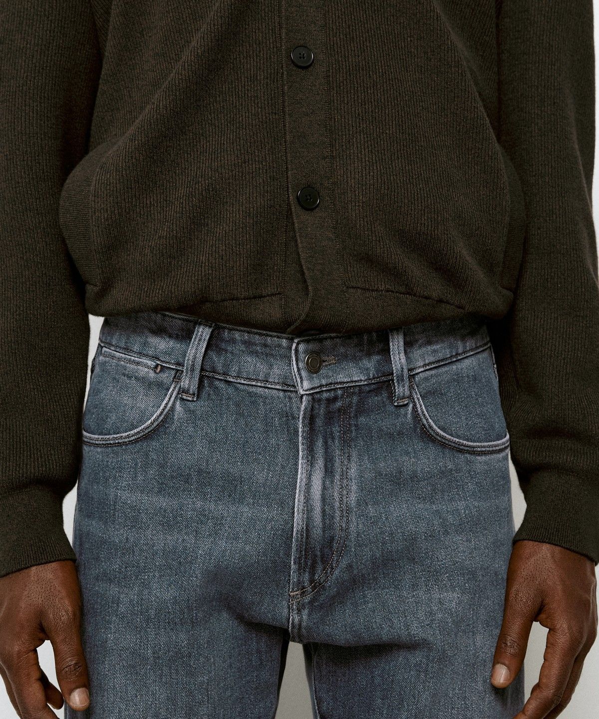 마시모두띠(MASSIMO DUTTI) 엔자이매틱 테이퍼드 핏 진