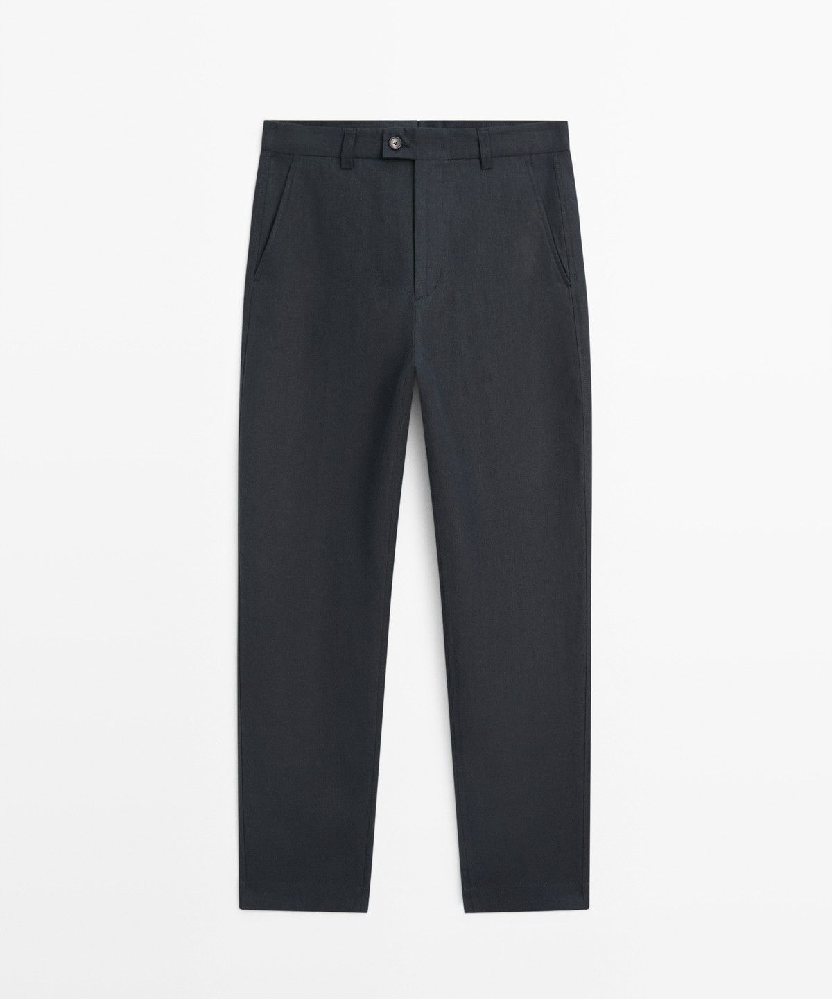 마시모두띠(MASSIMO DUTTI) 린넨 스트레이트 핏 팬츠