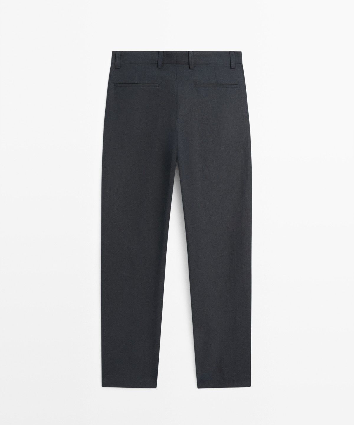 마시모두띠(MASSIMO DUTTI) 린넨 스트레이트 핏 팬츠