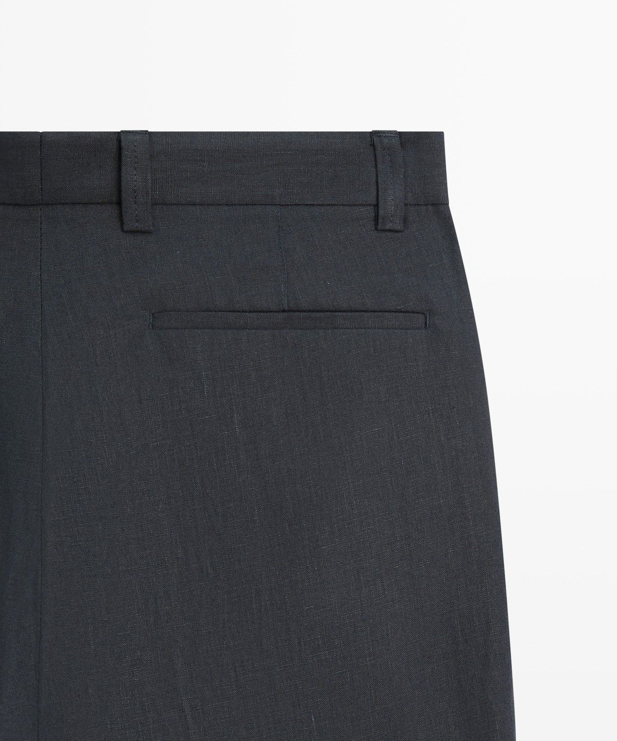 마시모두띠(MASSIMO DUTTI) 린넨 스트레이트 핏 팬츠