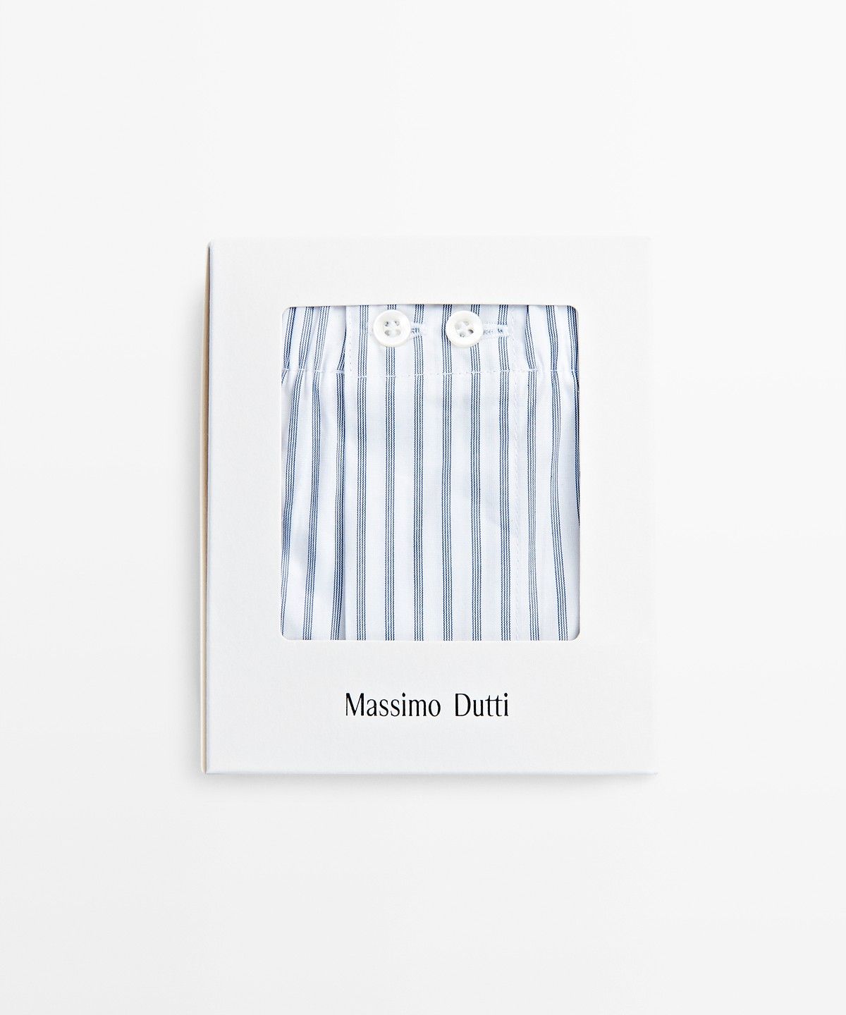 마시모두띠(MASSIMO DUTTI) 100% 코튼 스트라이프 팬티