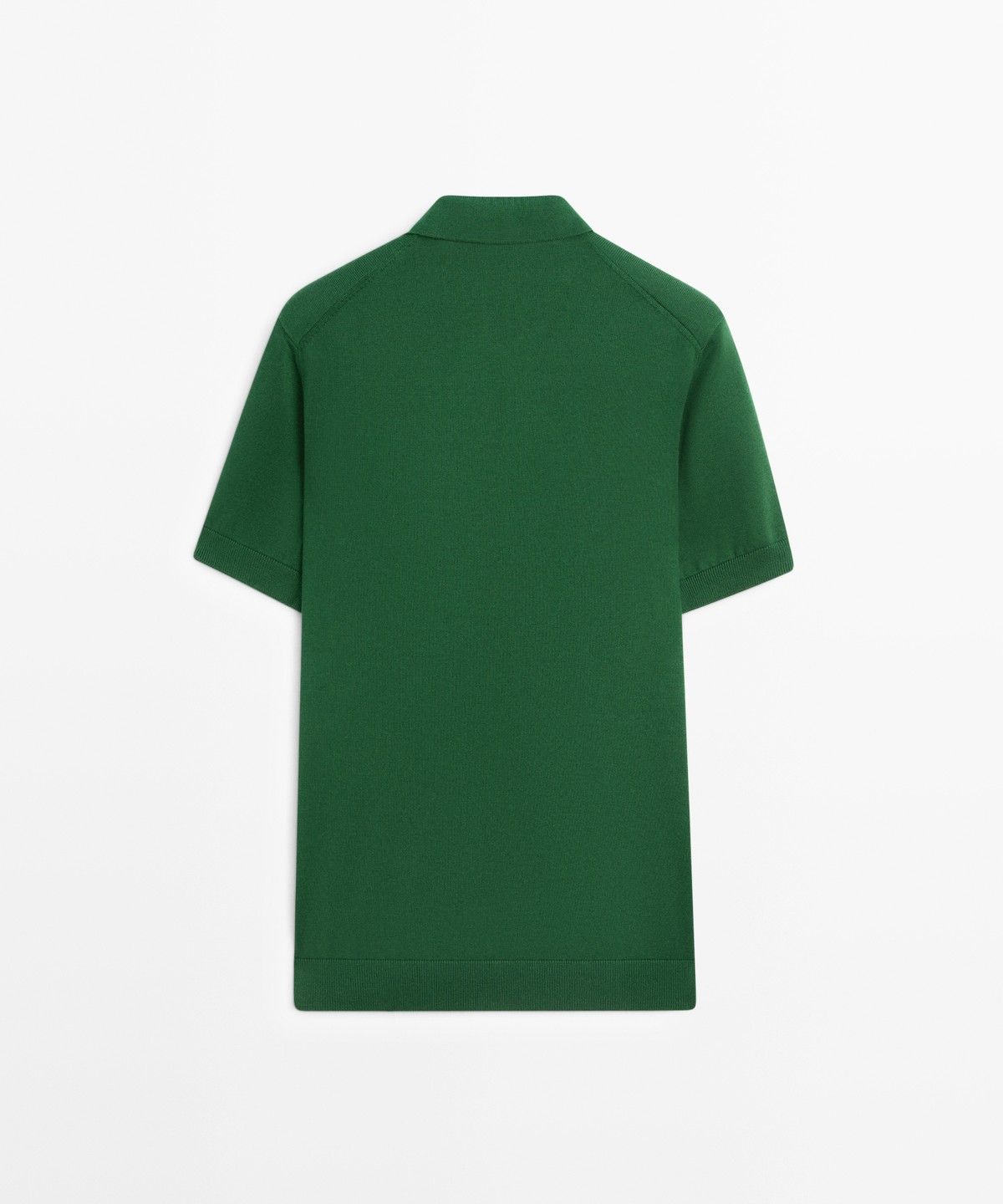마시모두띠(MASSIMO DUTTI) 100% 코튼 니트 폴로 스웨터