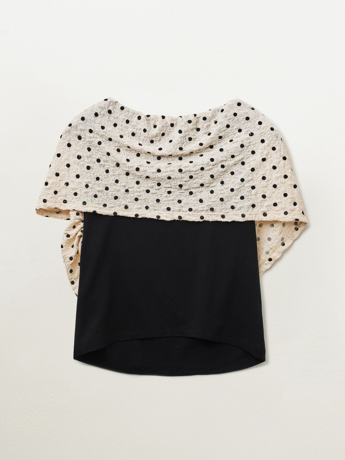피브스피브스(PEEVES PEEVES) Dot Drape Sleeveless / Beige