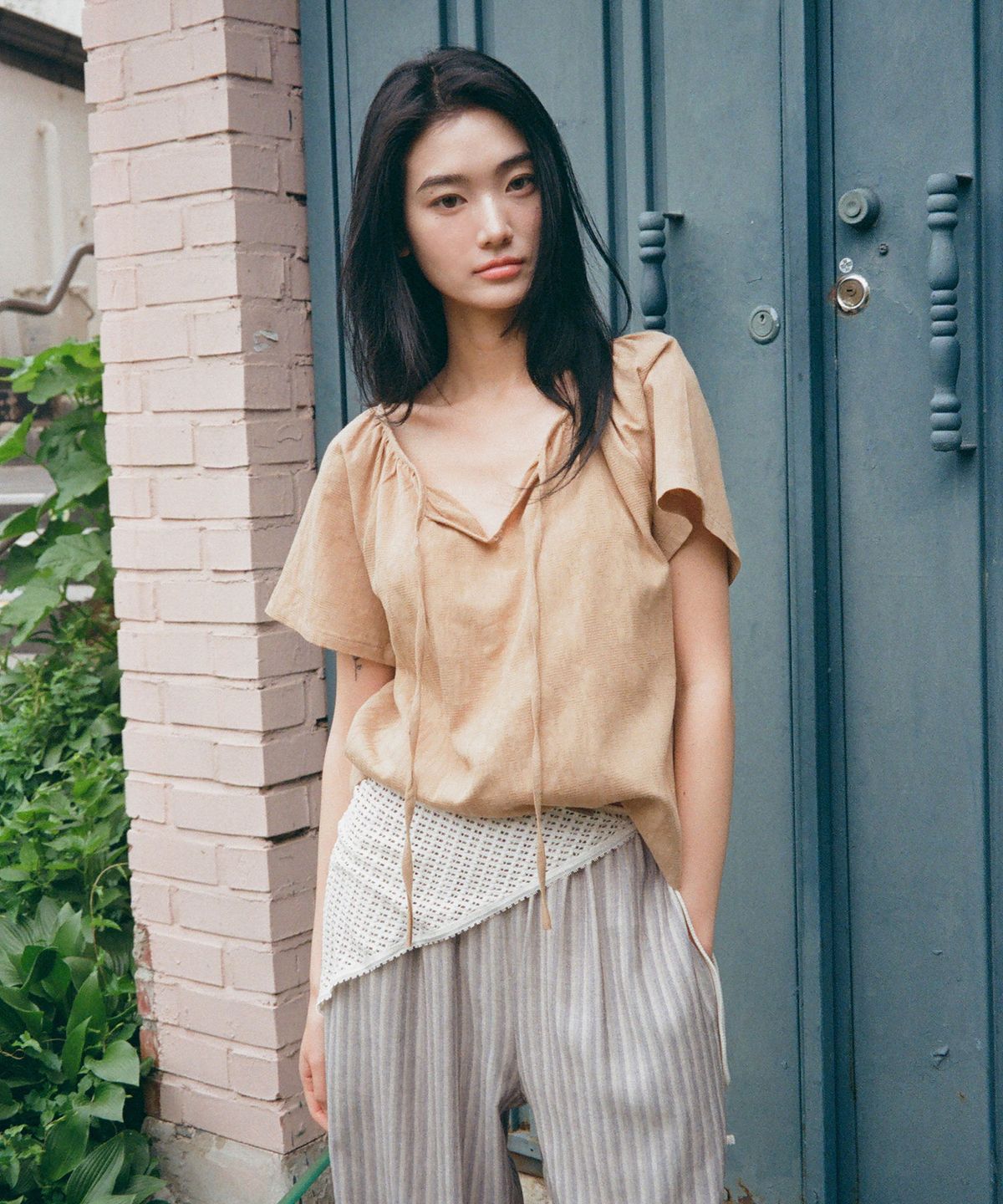 줄리아페페(JULIAPEPE) Amy & String Summer Blouse Set