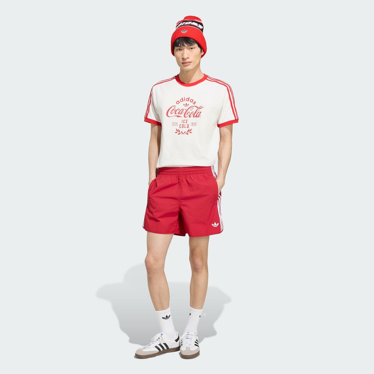 아디다스(ADIDAS) 아디다스X코카콜라 클래식 스포츠 캘리 티 KY2114