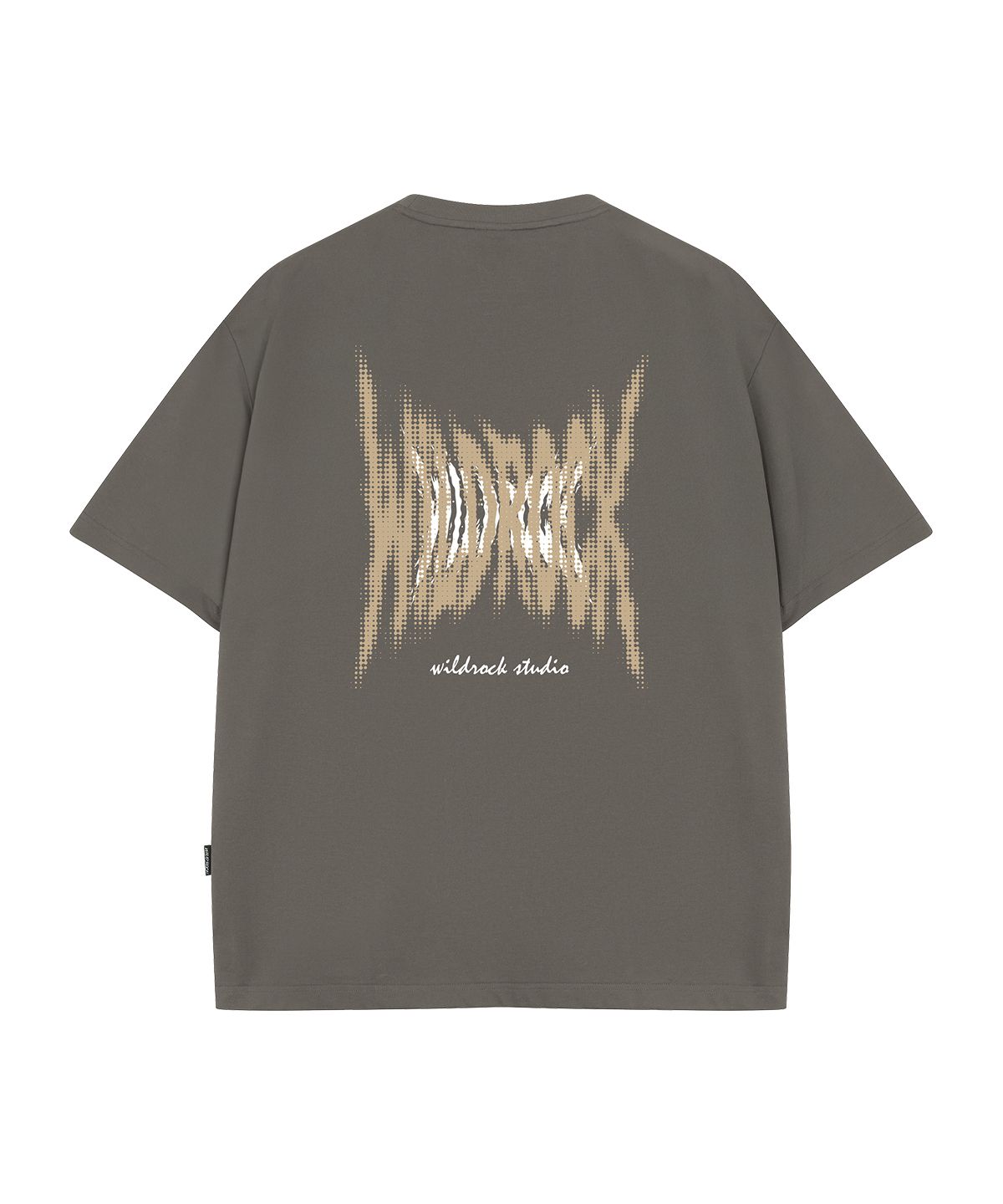 와일드락(WILDROCK) Spike Halftone 쿨코튼 오버핏 반팔 티셔츠