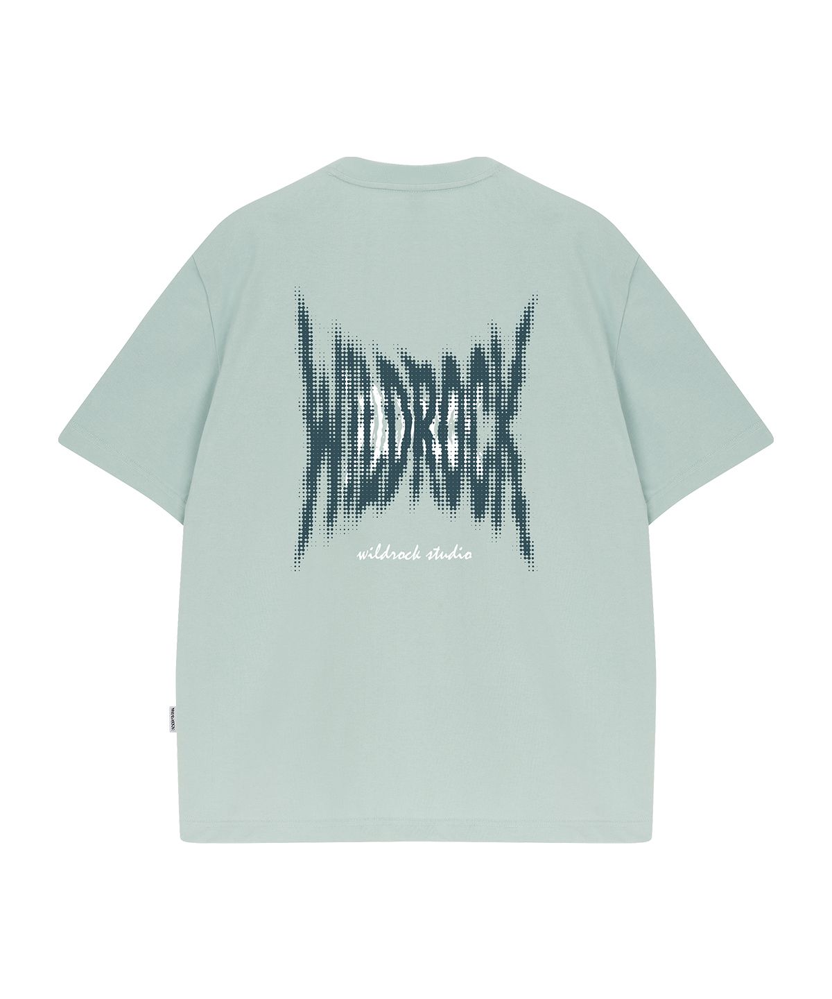 와일드락(WILDROCK) Spike Halftone 쿨코튼 오버핏 반팔 티셔츠