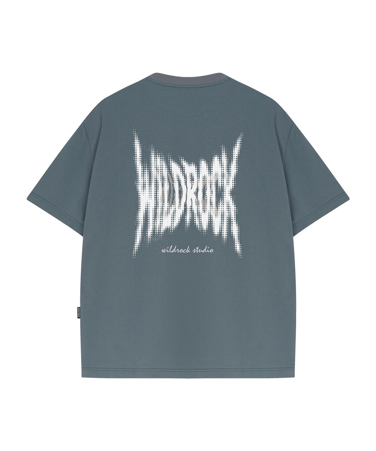 와일드락(WILDROCK) Spike Halftone 쿨코튼 오버핏 반팔 티셔츠