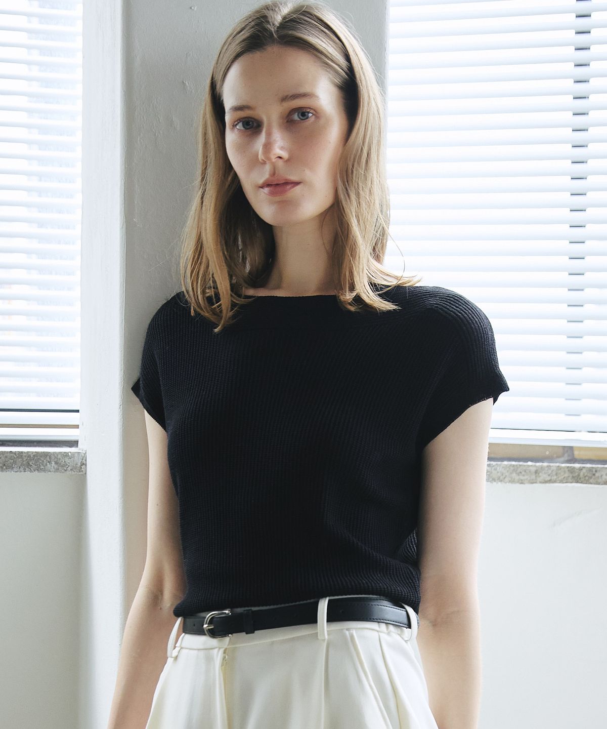 누토프(NUTOFFE) French Knit_Black