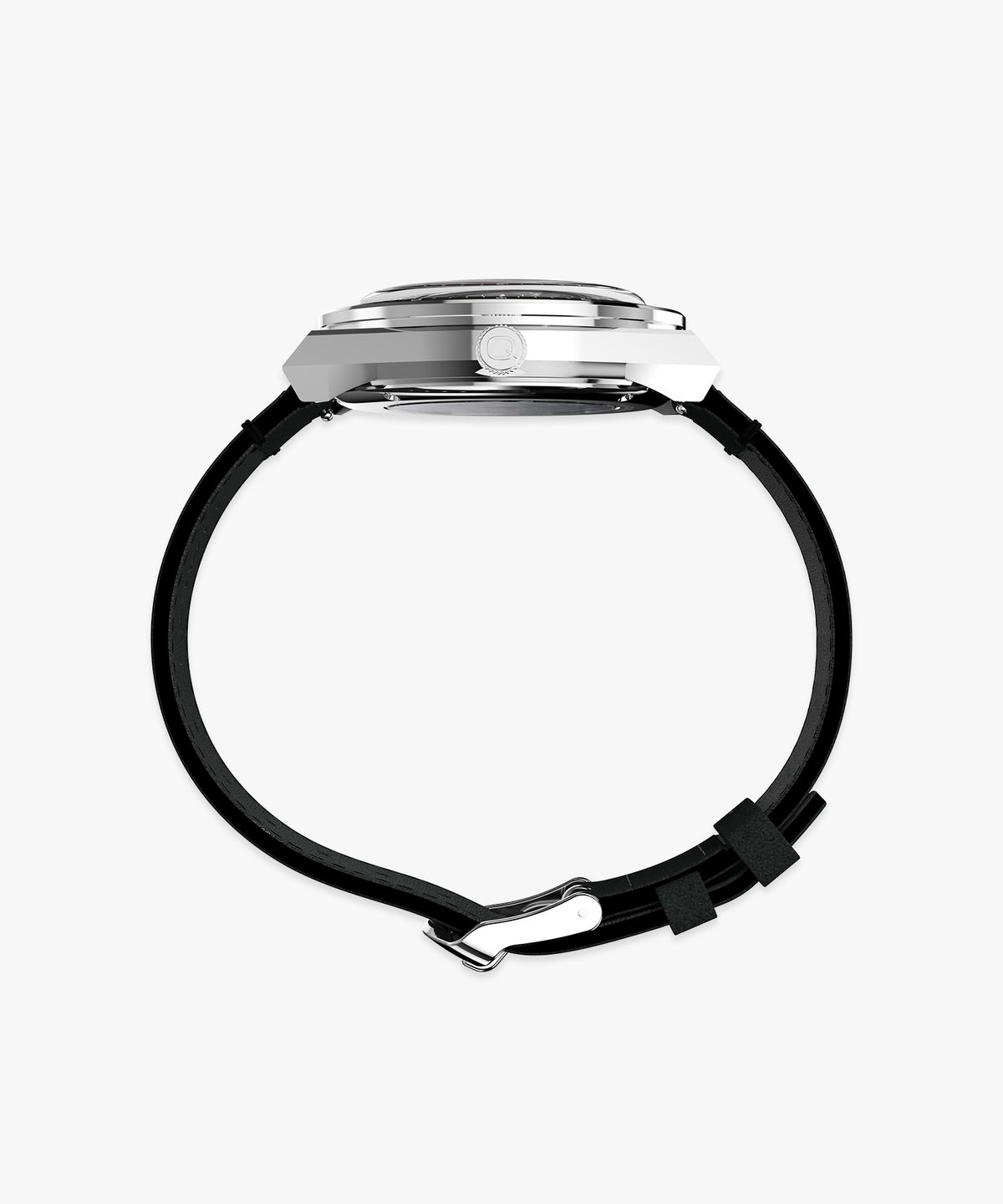 타이맥스(TIMEX) 타이맥스 x NASA Q TIMEX 빈티지 블랙 가죽시계 40mm