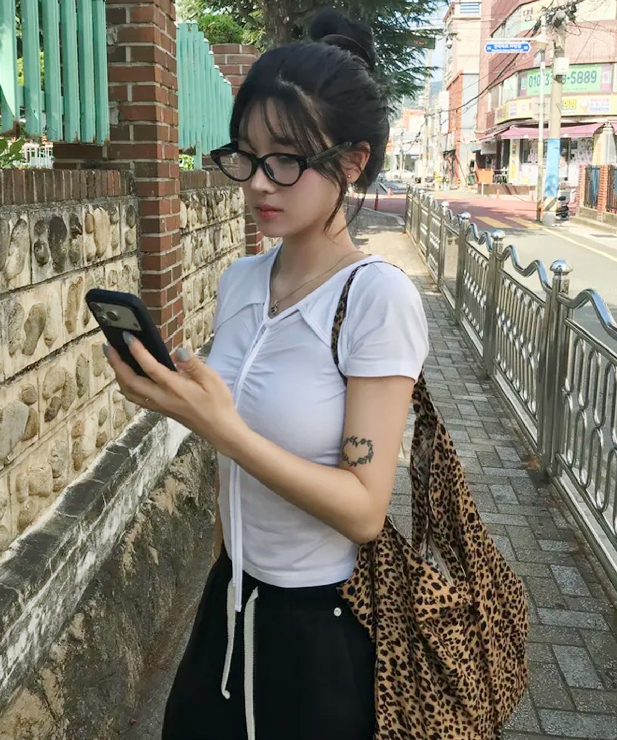 로우그(RAWGUE) 로프 레이어드 티셔츠_화이트