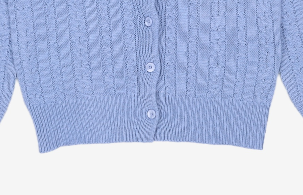 미쏘(MIXXO) 라운드 잔케이블 가디건 MIWCKB312T M