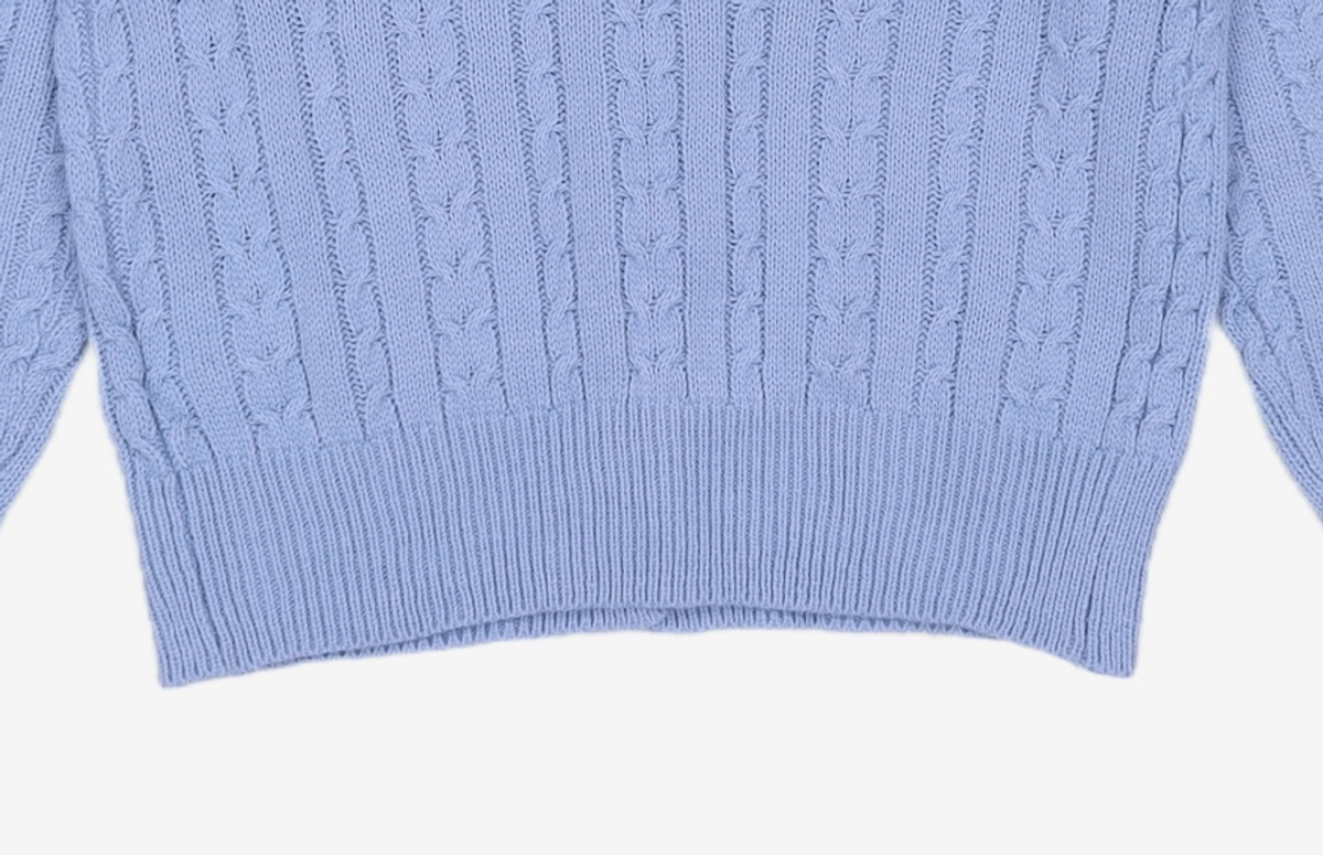 미쏘(MIXXO) 라운드 잔케이블 가디건 MIWCKB312T M