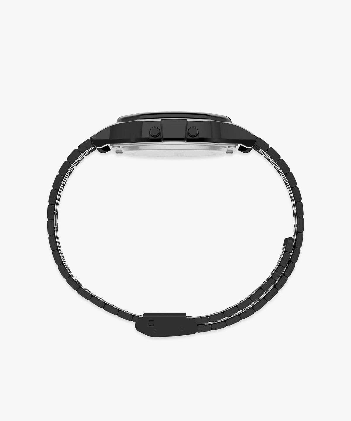 타이맥스(TIMEX) T80 올블랙 메탈스트랩 전자시계 34mm