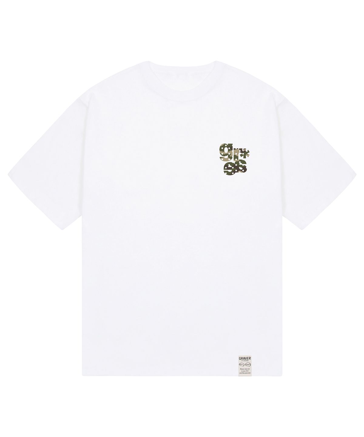 그레이버(GRAVER) [UNISEX]스몰 GRAE-S CAMO 반팔티_3color